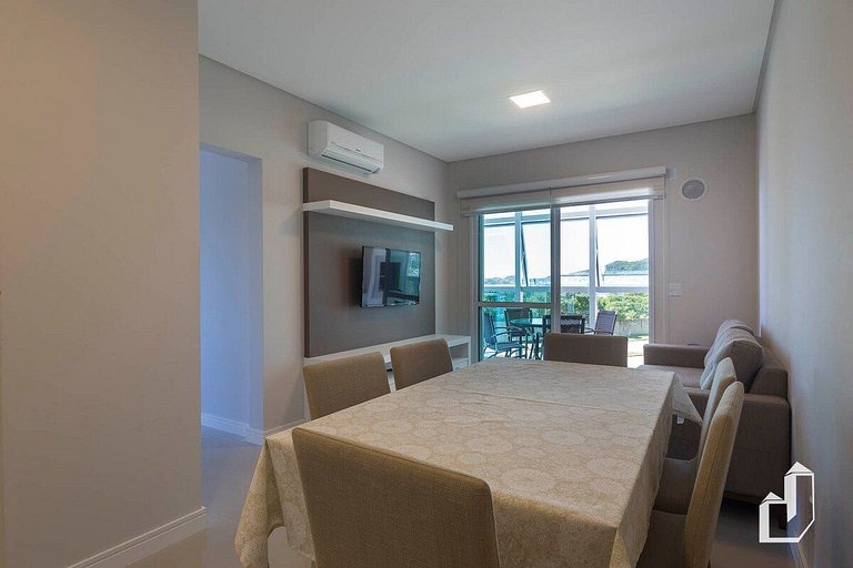 Apartamento vista para o mar com 02 dormitórios