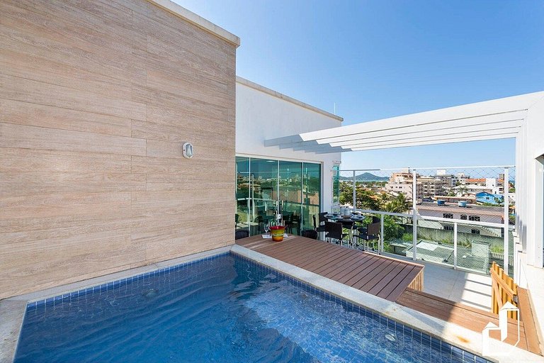 Cobertura duplex com piscina e 03 suítes