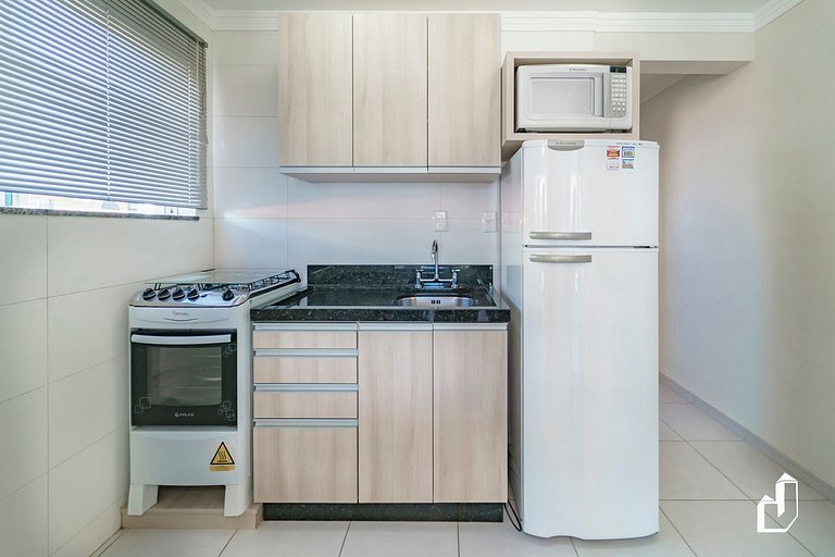 Acomodação para 4 | Apto 1 quarto | Canto Grande | 70m praia