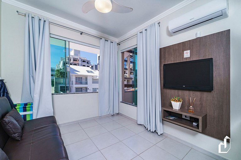Acomodação para 4 | Apto 1 quarto | Canto Grande | 70m praia