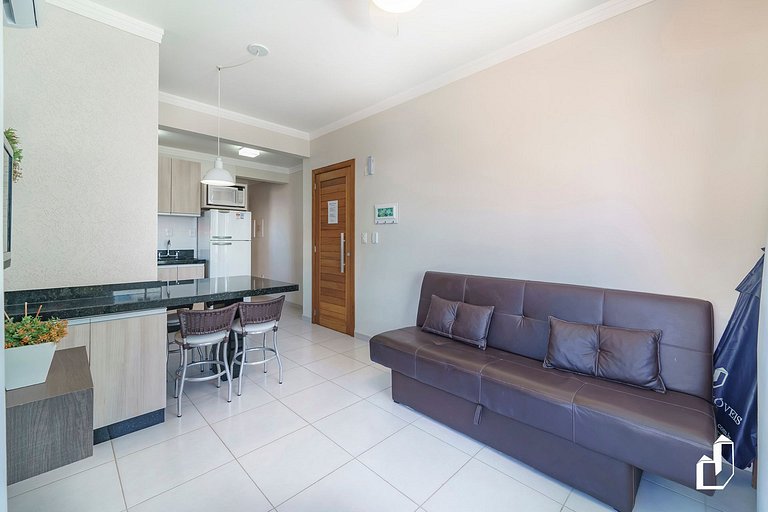 Acomodação para 4 | Apto 1 quarto | Canto Grande | 70m praia