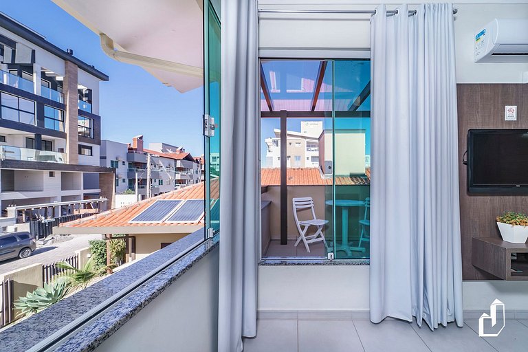 Acomodação para 4 | Apto 1 quarto | Canto Grande | 70m praia