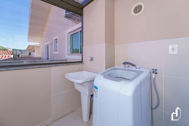 Acomodação para 4 | Apto 1 quarto | Canto Grande | 70m praia