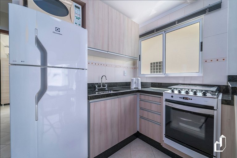 Acomodação para 4 | Apto 1 quarto | Canto Grande | 70m praia