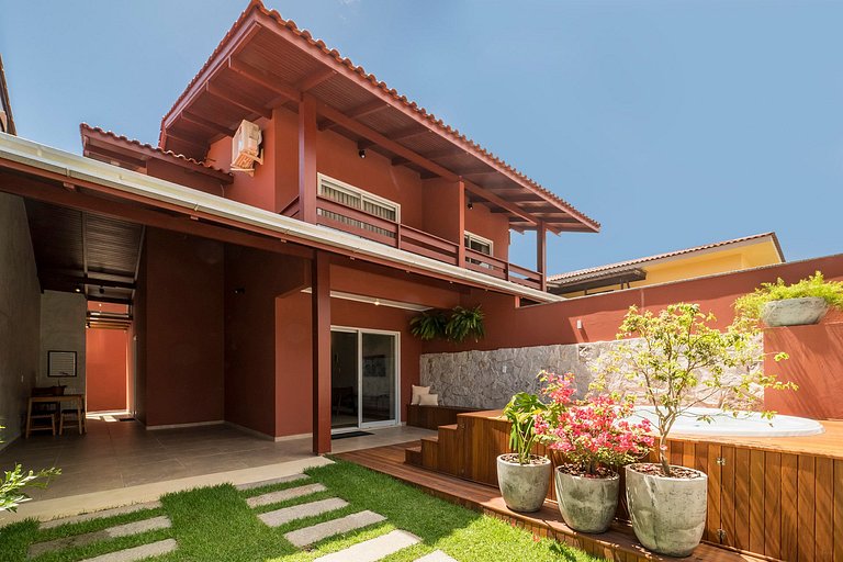 A sua casa na praia com jacuzzi aquecida