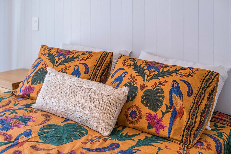 A sua casa na praia com jacuzzi aquecida