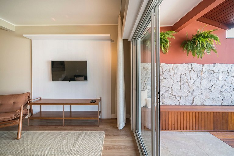 A sua casa na praia com jacuzzi aquecida