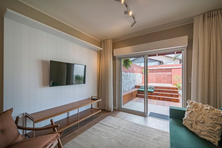 A sua casa na praia com jacuzzi aquecida