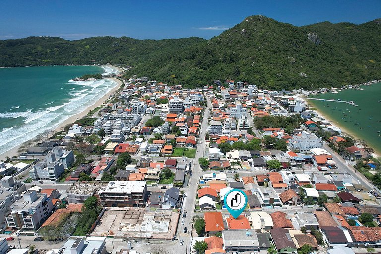 A sua casa na praia com jacuzzi aquecida