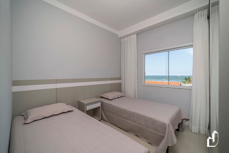 Cobertura com vista para o mar e jacuzzi aquecida