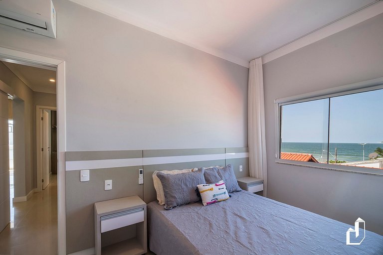 Cobertura com vista para o mar e jacuzzi aquecida