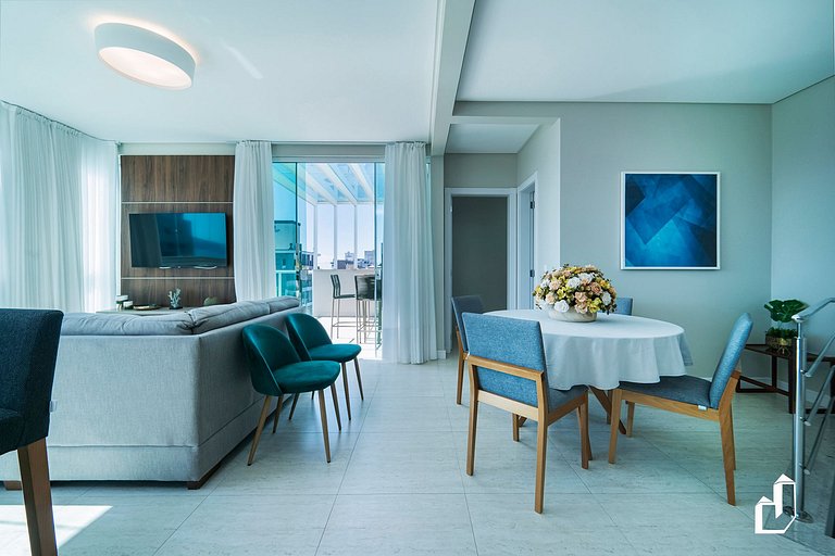 Cobertura duplex com 03 suítes e piscina privativa