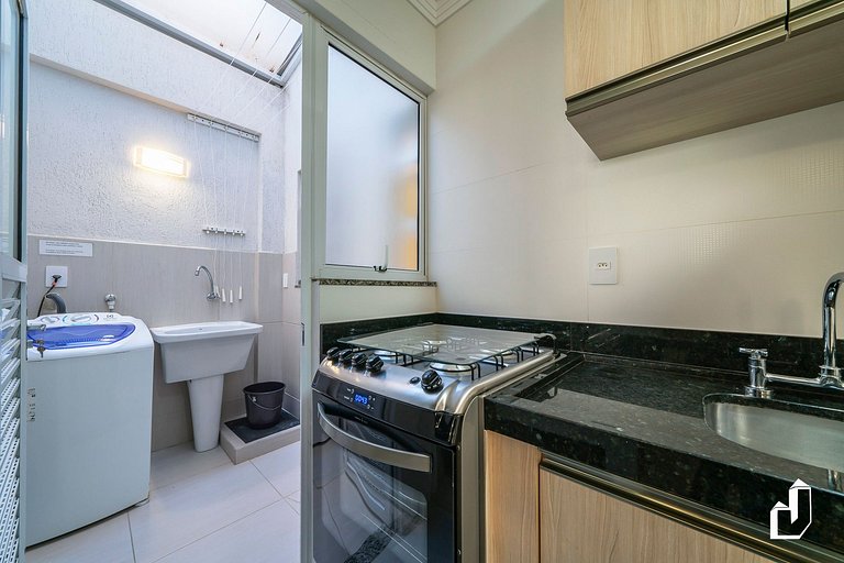 Apartamento térreo com 02 dormitórios