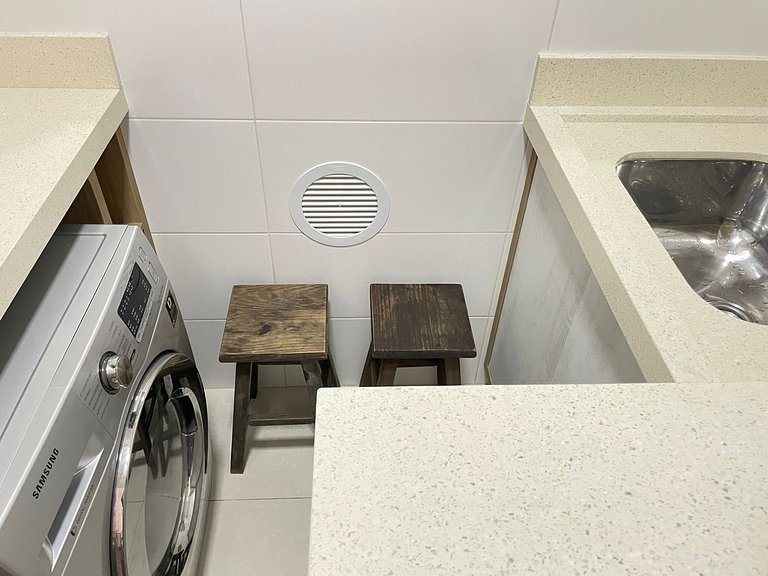 Lindo apartamento garden para 06 pessoas em Mariscal