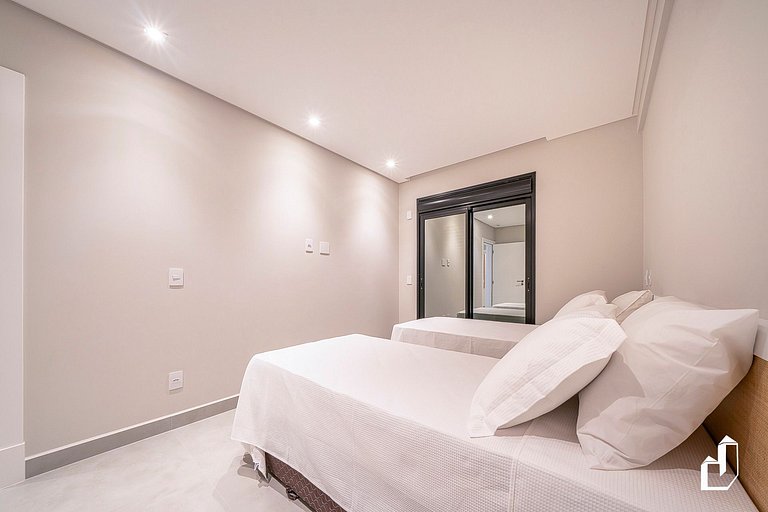 Apartamento aconchegante para 5 pessoas com vista para o mar