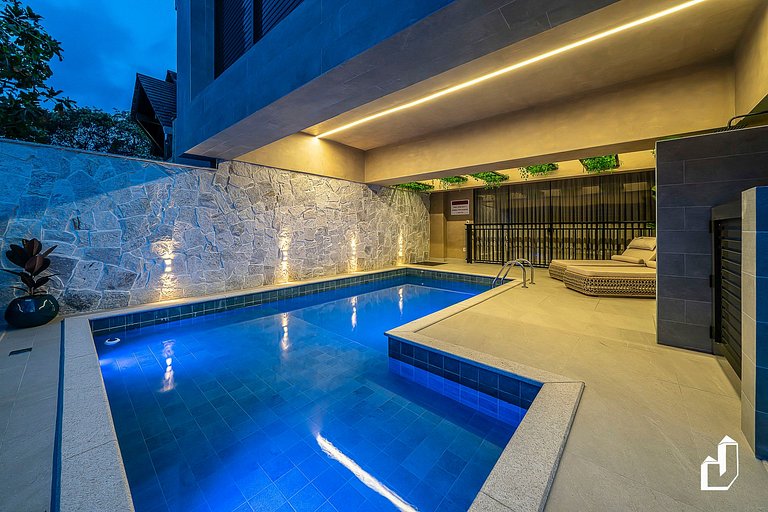 Apartamento aconchegante para 5 pessoas com vista para o mar