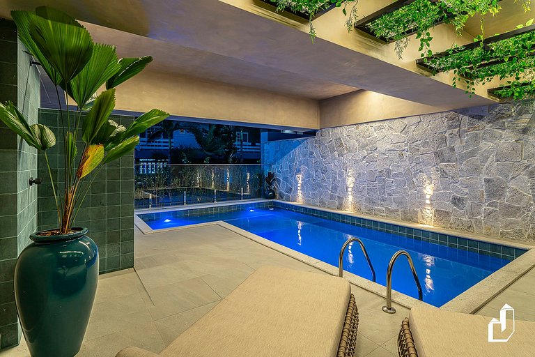 Apartamento aconchegante para 5 pessoas com vista para o mar