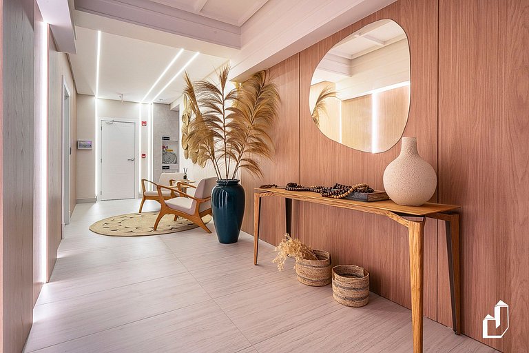 Apartamento aconchegante para 5 pessoas com vista para o mar