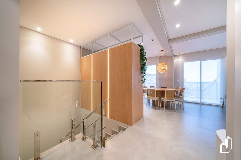 Apartamento aconchegante para 5 pessoas com vista para o mar