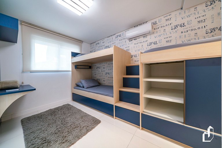 Cobertura duplex | 3 suítes a meia quadra da praia
