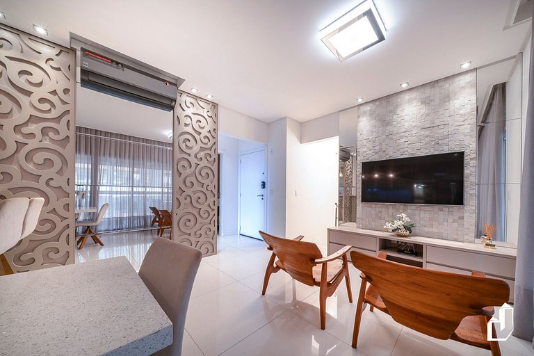 Cobertura duplex | 3 suítes a meia quadra da praia