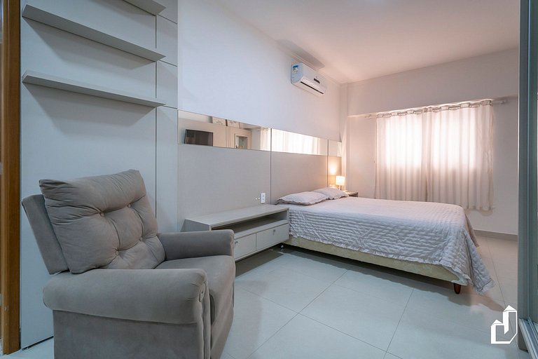 Lindo apartamento garden para 06 pessoas em Mariscal