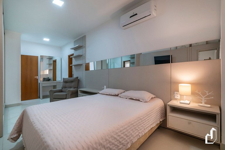 Lindo apartamento garden para 06 pessoas em Mariscal