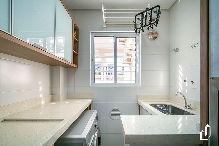 Lindo apartamento garden para 06 pessoas em Mariscal