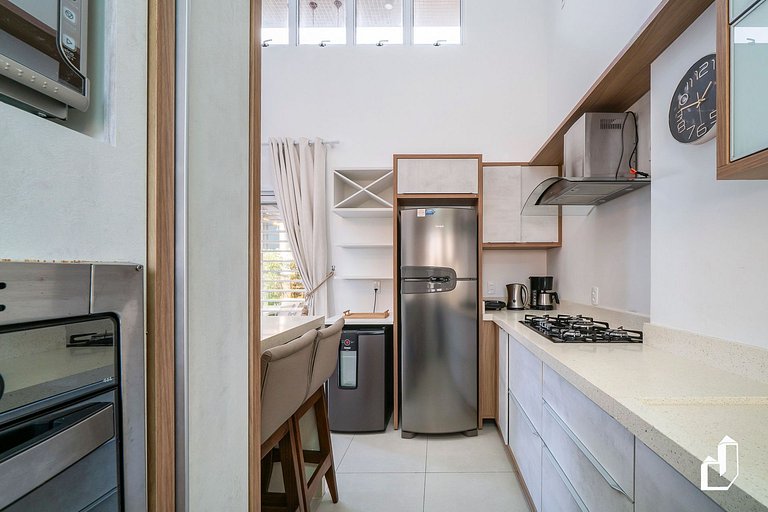 Lindo apartamento garden para 06 pessoas em Mariscal