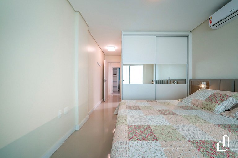 Acomodação para 9 | Cobertura 3 Quartos | Vista Mar