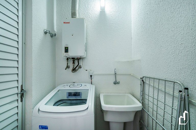 Acomodação para 9 | Cobertura 3 Quartos | Vista Mar