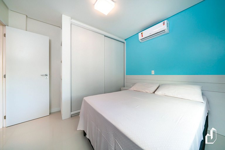 Acomodação para 9 | Cobertura 3 Quartos | Vista Mar