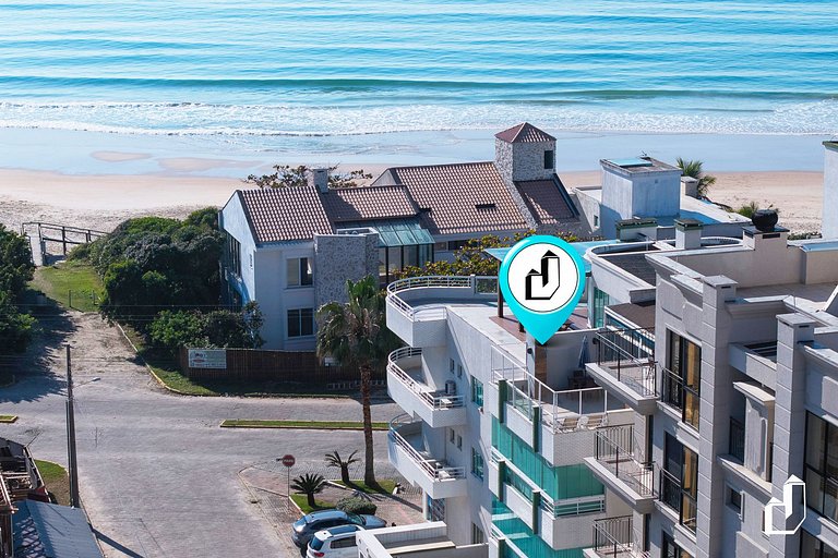 Acomodação para 9 | Cobertura 3 Quartos | Vista Mar