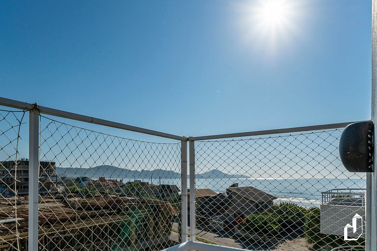 Acomodação para 9 | Cobertura 3 Quartos | Vista Mar