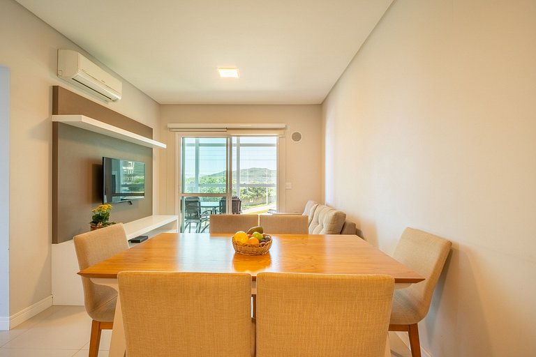 Apartamento vista para o mar com 02 dormitórios