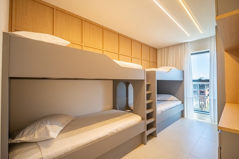 02 suítes com vista para o mar e o pôr do sol