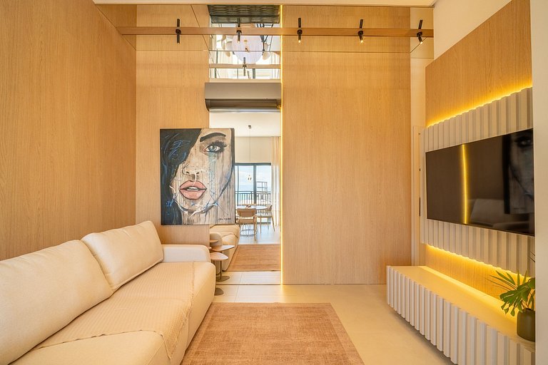 02 suítes com vista para o mar e o pôr do sol