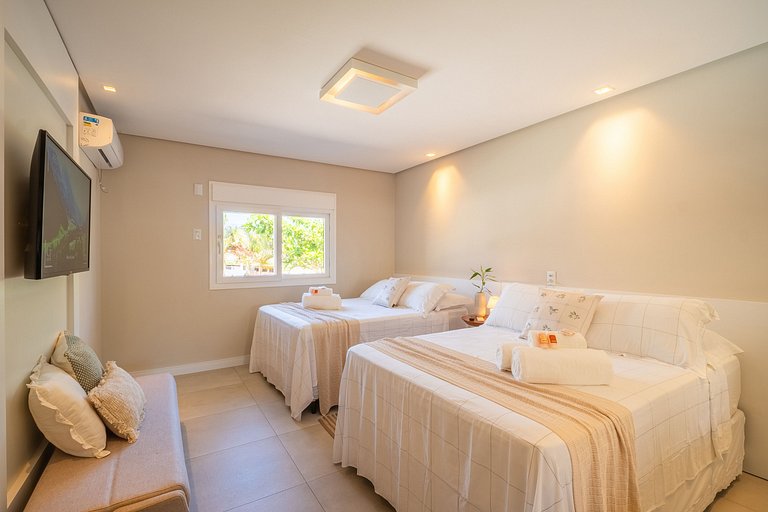 Residencial Guilhermina frente ao mar com 02 suítes