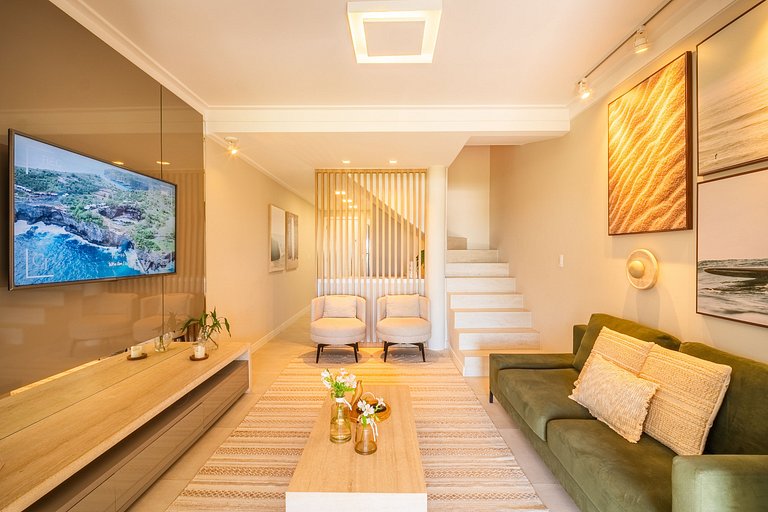 Residencial Guilhermina frente ao mar com 02 suítes