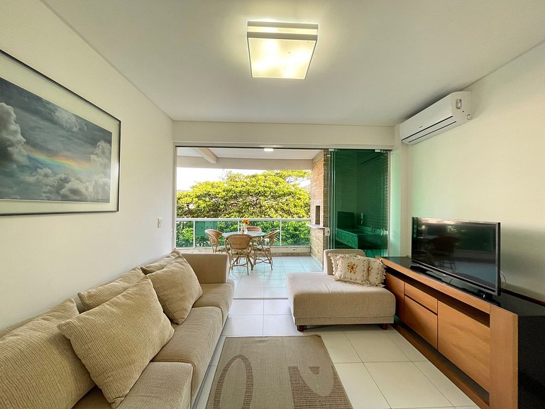 Apartamento 02 quartos a 150m da praia em Canto Grande