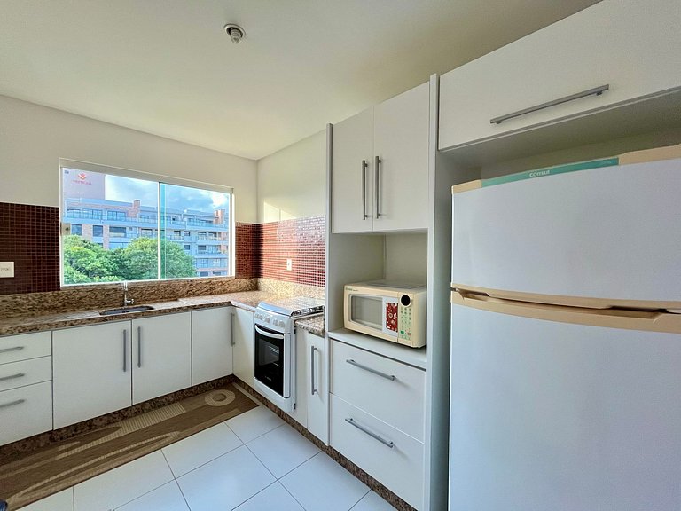 Apartamento 02 quartos a 150m da praia em Canto Grande