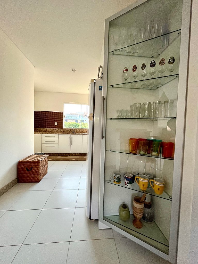 Apartamento 02 quartos a 150m da praia em Canto Grande