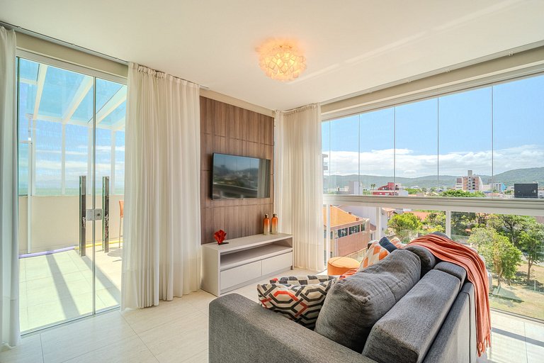 Cobertura 03 suítes, piscina privativa e vista mar