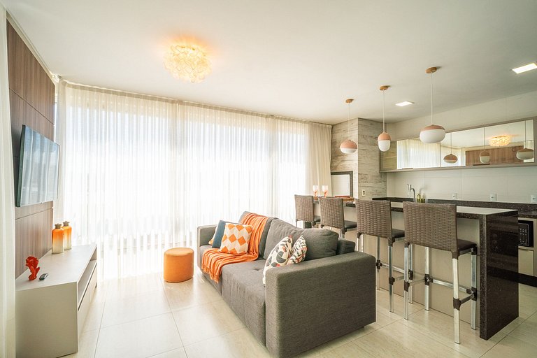 Cobertura 03 suítes, piscina privativa e vista mar