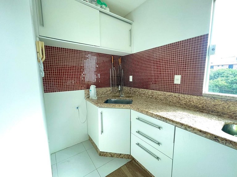 Apartamento 02 quartos a 150m da praia em Canto Grande